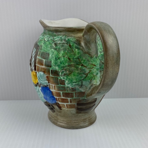 Vintage E Radford Handpainted Creamer Pitcher Earthenware - Picture 5 of 9